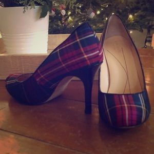 Kate Spade Tartan pumps size 8